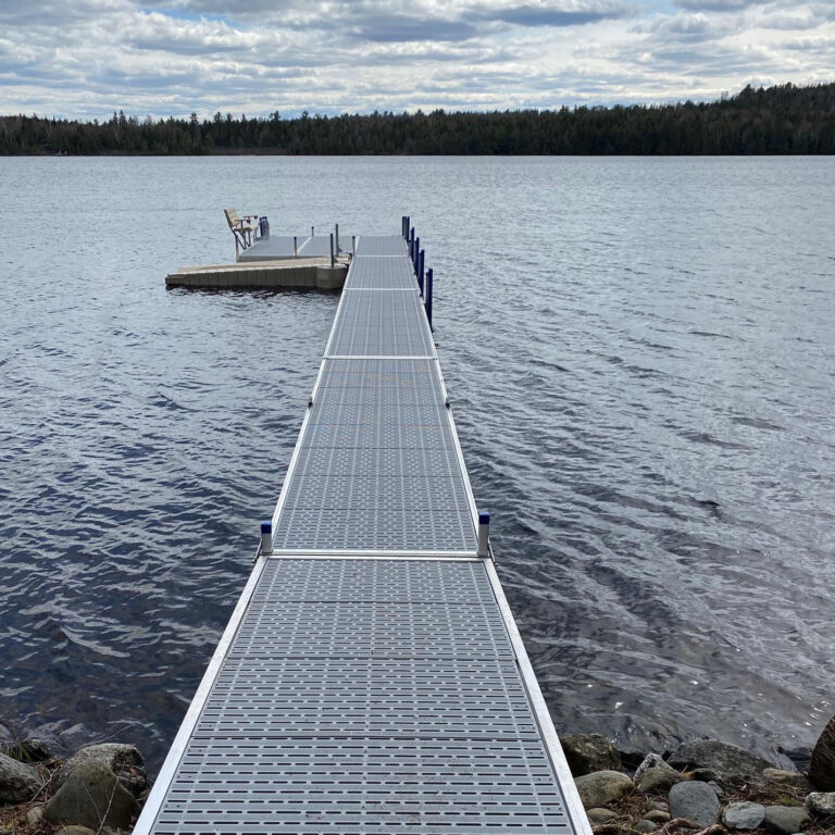 Dock installed by Bacon Property Services.