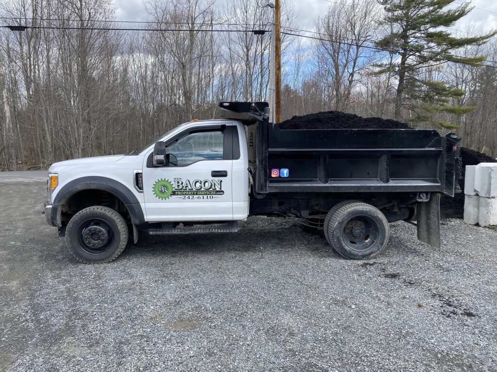 Bacon Property Services dump truck.